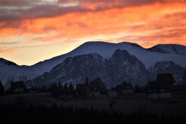 Giewont z okna Ośrodka